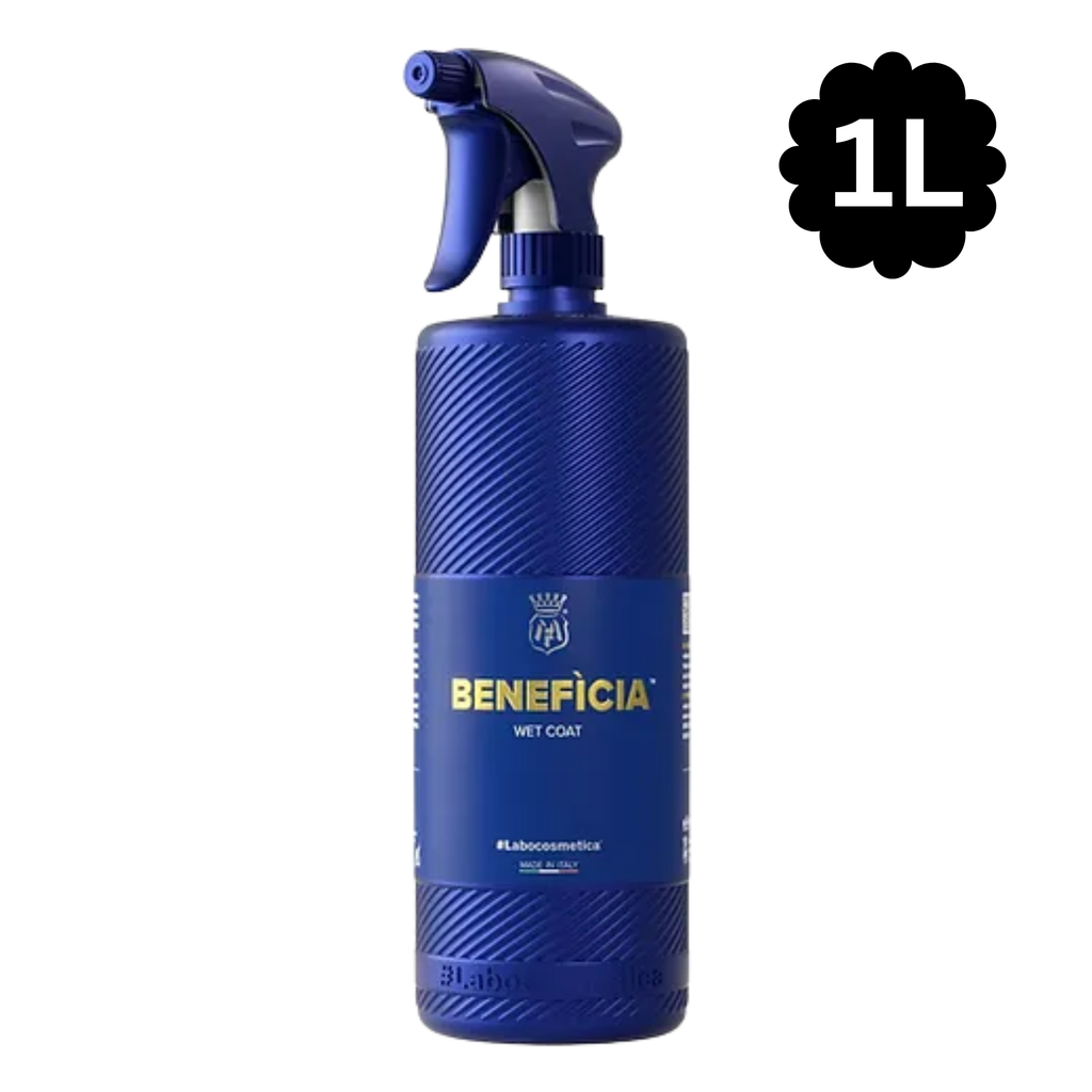 Labocosmetica BENEFÌCIA 1L (PRECIO DE REMATE con Pulverizador/Pistola Generico) – Sellador Hidrofóbico Sin Contacto (Wet Coat)