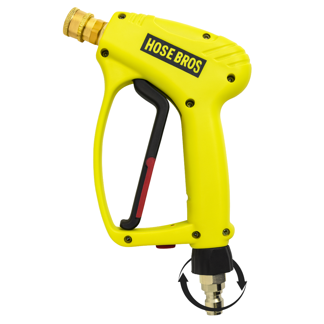 Pistola para Hidrolavadora de Alta Presión/Pressure Washer Gun THE HOSE BROS – 4000 PSI, 3/8" Entrada Giratoria, 1/4" Salida Quick Connect