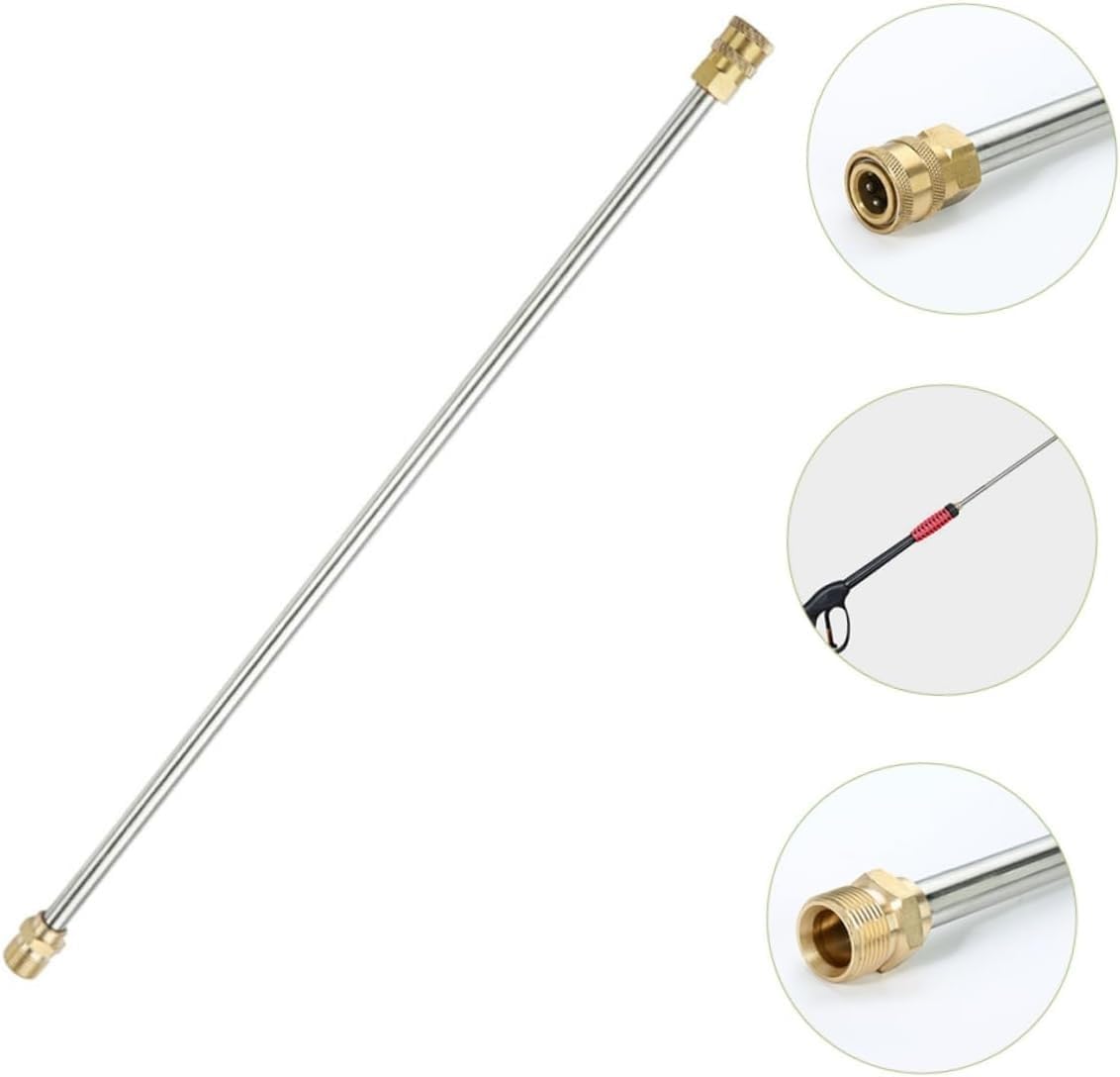 Lanza de Extensión para Pistola de Hidrolavadora a Presión de 1/4" Conexión Rápida. (Recta)