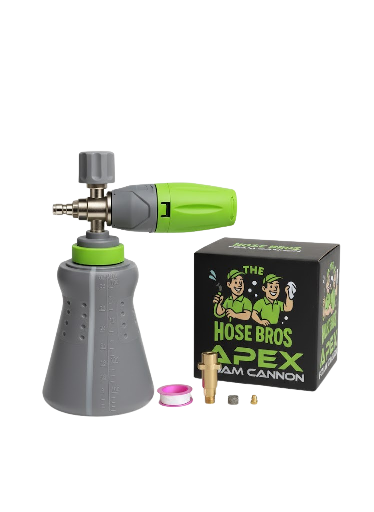 THE HOSE BROS - Foam Cannon / Cañón de Espuma para Hidrolavadora con Adaptador para Karcher y Quick Connect 1/4”