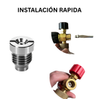 Boquilla / Orificio para Cañón de Espuma de Acero Inoxidable – Tamaños 1.0, 1.1, 1.25 y 1.4– Compatible con todos los cañónes de espuma / Foam Cannons