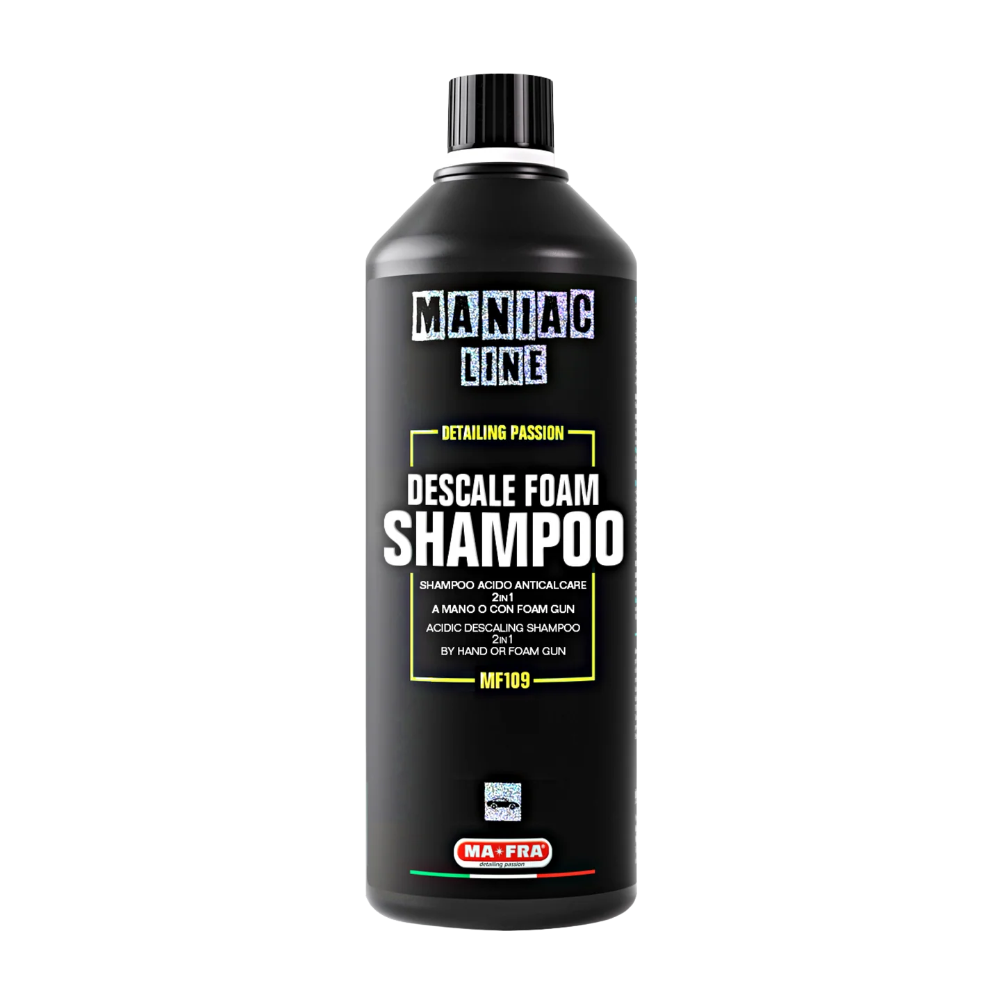 maniac line, descale foam shampoo, mexico, detailing